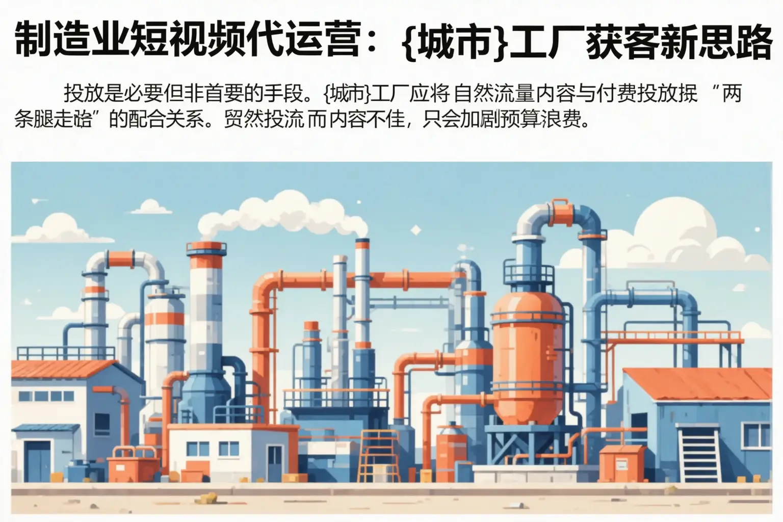 制造业短视频代运营:城步工厂获客新思路